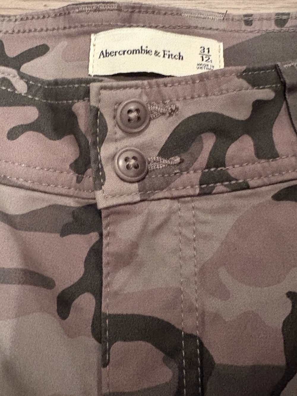 NWT ABERCROMBIE RELAXED CARGO PANTS - Picture 5 of 5
